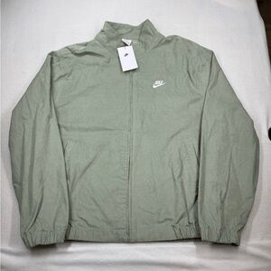 Nike Sportswear Club Corduroy Harrington Jacket Men's Sz Large Jade FZ0631-370